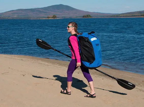 carrying an inflatable kayak