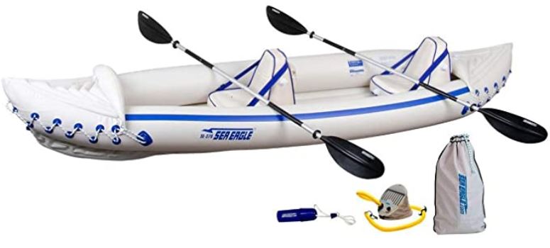 Sea Eagle 370 Inflatable Kayak For Dog