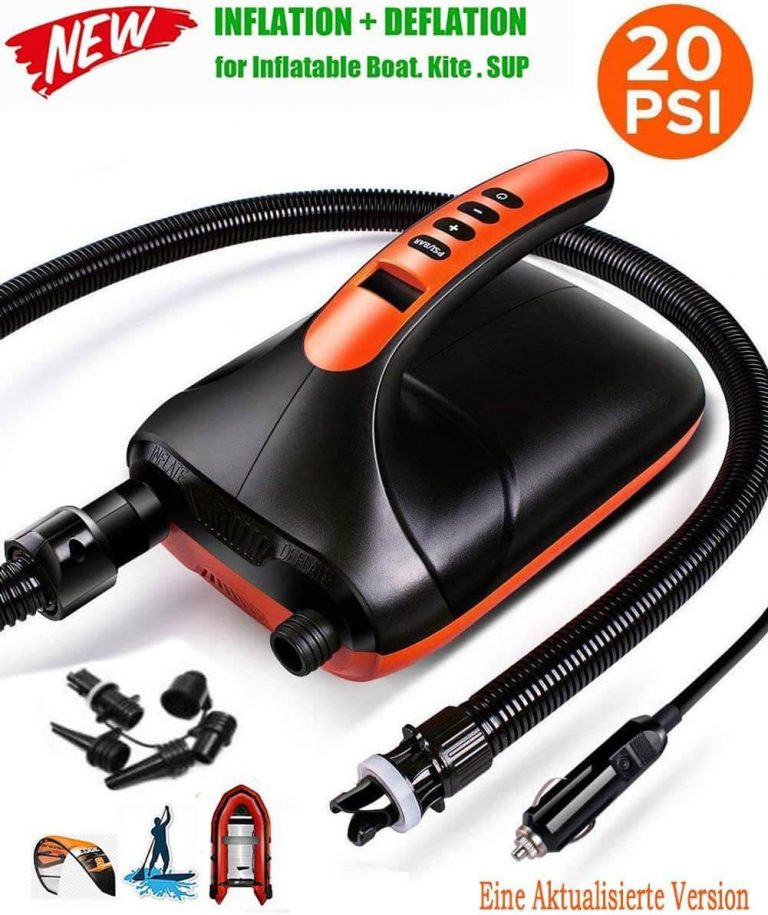 Best Pump For Inflatable Kayak & Boats (Electric, Manual Air Pumps)