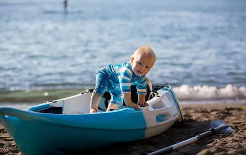 kayaking with a baby