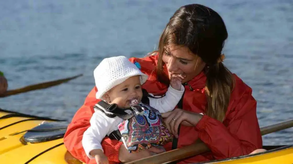 kayaking with a toddler