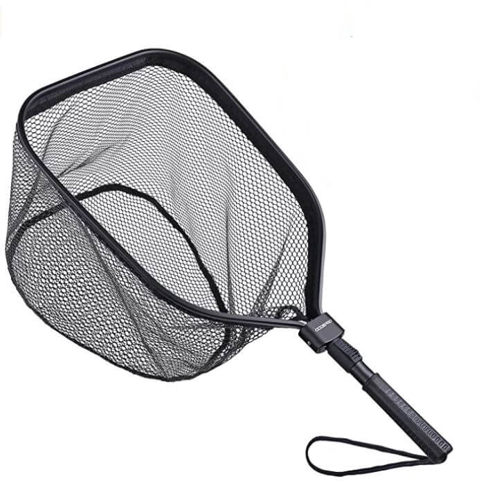 Futaba Metal Frame Aquarium Fish Net - 4x3x2.8 Inch Nylon Landing Net For Fishing