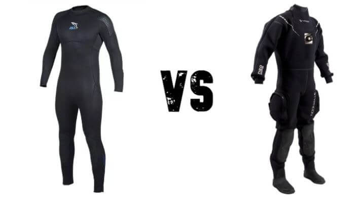 dry suit vs wet suit