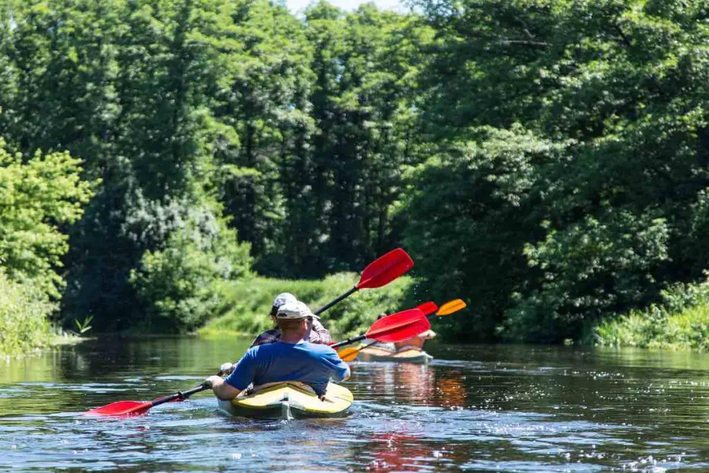 Rafting on the Vorskla River.