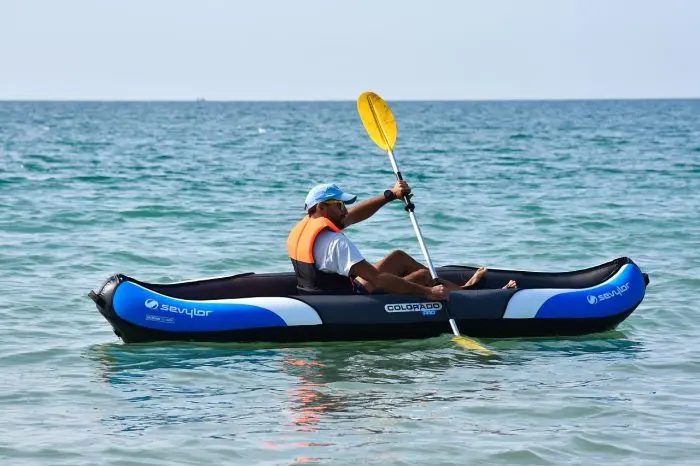 kayak, kayaking, sea, nature, paddling, water sport, ocean